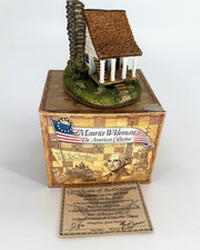 Maurice Wideman Vintage 1989 AC-030 Cajun Cottage Ceramic Figurine Includes COA picture