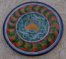 Vintage Mexican TALAVERA Pottery Ramirez Plate Dish Plaque Mexico picture