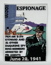 MR ALE Aviation Patch Pan Am Clipper B-314 Spy Ring LARGE GMAN Patch P169 picture