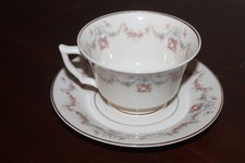 Vintage Old Ivory Syracuse China Teacup & Saucer  Set picture