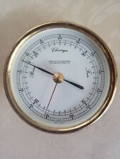 Vintage TITAN  Barometer Small Round Brass  4 1/2 