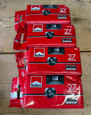 1997 Vintage Marlboro 35mm QuickSnap Film CAMERA/27 Exposures Disposable(4 Lot) picture