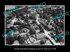 OLD 6 X 4 HISTORIC PHOTO OF GORING OXFORDSHIRE ENGLAND VIEW OF THE TOWN c1930 picture
