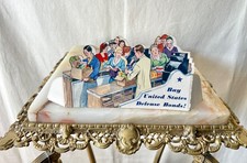1941 WWII Buy United States Defense Bonds Cardboard Store Counter Display picture