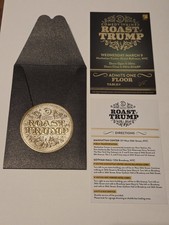 RARE 2011 ROAST OF DONALD TRUMP TICKET INVITATION COMEDY CENTRAL COMPLETE picture