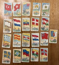 1910-11 RECRUIT Flags Of All Nations Series Tobacco Card LOT (21) picture