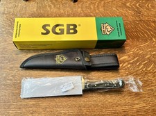 PUMA SGB Buffalo Hunter Clip Point Fixed Blade Knife German Steel w/Sheath NIB picture