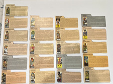 Hasbro G.I. Joe Vintage Character/File Card Lot (21 Total) picture