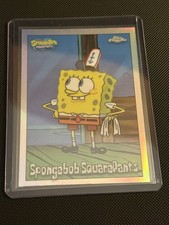 2025 Topps Chrome SpongeBob 25th Anniversary #25 SpongeBob SquarePants Refractor picture