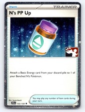 N's PP Up (Cosmos Holo) 153/159 Uncommon Prize Pack Series Cards Pokemon NM picture