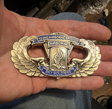 173rd ABN Brigade Sky Soldier Vicenza Italy Army LARGE challenge Coin new D1 picture
