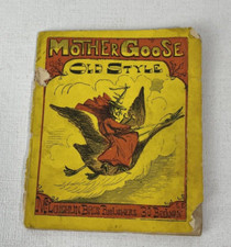 Mother Goose Old Style c.1860's Quarto of Nursery Rhymes McLoughlin Bros.Orig. picture