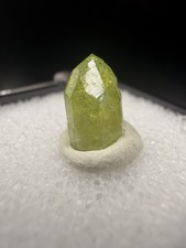Gem Terminated Green Vesuvianite Crystal (Thumbnail) - Jeffrey Mine, Canada picture