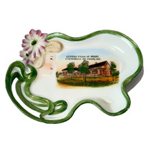 MT VERNON MO Sanitarium MISSOURI ANTIQUE Souvenir CHINA TRINKET DISH picture