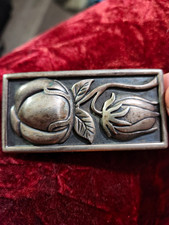 ✨ Kenneth Begay Vintage Sterling Silver Belt Buckle Native American 🗽 picture