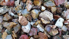 26+ POUNDS of TUMBLING ROUGH Includes: Mixed Agate's, Jasper's  picture