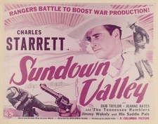 Sundoawn Valley Charles Starrett vintage 8x10 inch photo picture