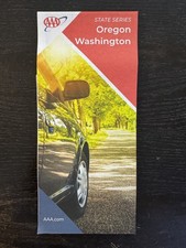 AAA Road Map-The Map of Oregon and Washington-State Series-2024- picture