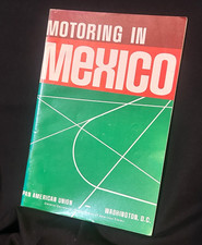 Vintage 1969 Motoring In Mexico Travel Booklet Pan American Union Near Mint  picture