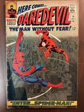 Daredevil #16 GD+ 2.5 Spider-Man 1st John Romita Art (Marvel, 1966) picture