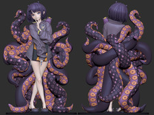 1:6 Ninomae Ina'nis Hololive Fan Art UNPAINTED Resin Garage Kit picture