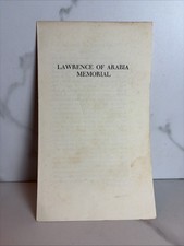 LAWRENCE OF ARABIA MEMORIAL ST. PAUL'S CATHEDRAL 1935 FUNDRAISING LEAFLET picture