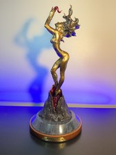 The Mistress Of The Fire Statue By The Franklin Mint ￼ Solid Bronze picture