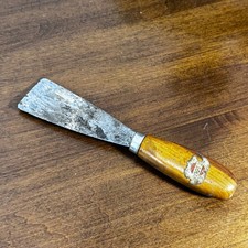 Vintage Artist's Putty Painting Knife Wood Handle Wide Blade Tool 7