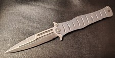 Camillus CUDA MAXX Knife Titanium Frame, 5.5 D-2  spear point Blade, Flip Open  picture