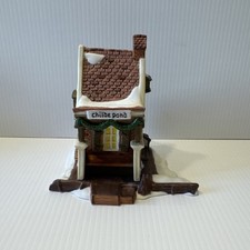 Vintage Dept 56 1988 Childe Pond Dickens Village Porcelain Christmas House picture