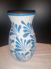 FLORERO/VASE 10 INCHES DE BARRO HECHOS A MANO VARIOS COLORES picture