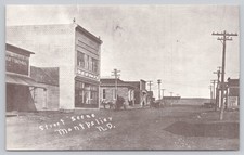 Montpelier ND Main Street Scene Reproduction Postcard c. 1914 North Dakota picture