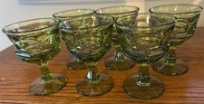 Vtg Fostoria Retired 1963-1982 'Argus Green' 5 1/8