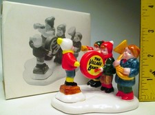 Department 56 Snow Village Children in Band #5104- 7 with the original box picture