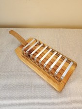 Vintage MCM Toaster Holder Sweden 60s Danish Modern Minimalist Decor Rack picture