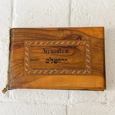 Antique Jerusalem Pressed Flower Album Flowers From The Holy Land Judaica Book picture