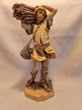 1986 Fontanini Figurine-Boy carrying bundle of sticks #325 - 7.5