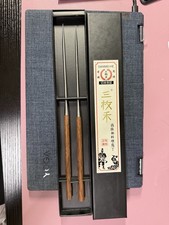 Japanese Moribashi 150mm Ebony Stainless Steel Chef Plating Chopsticks picture