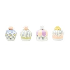 Brand New Mackenzie Childs Cameo Petit Fours, Set of 4 RETIRED picture