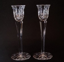 GORHAM LADY ANNE CANDLE HOLDER, Cut Lead Crystal, 8 in, Made in Germany picture