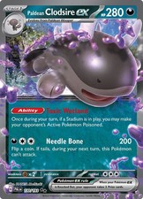 Paldean Clodsire ex Double Rare Holo PAL 130/193 NM picture