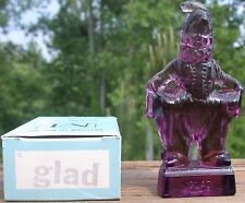 Mosser Glass Old Mindy Clown AMETHYST PURPLE Glass Made in Ohio 