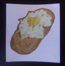 1948, 1949 Idaho License Plate Replacement Potato Decal picture