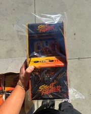Capcom Street Fighter 2026 Movie Mini Arcade Machine Popcorn Bucket Ships Now picture