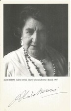 Rizzoli editorial postcard: Alda Merini / photo by Giuliano Grittini picture