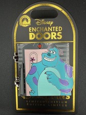 Disney Parks 2026 Enchanted Doors Monsters Inc Sulley Boo Mike LE Pin New picture