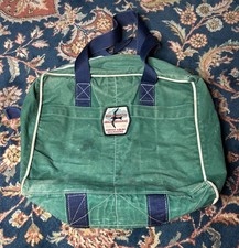 Man O War Cay Norman Albury Sail Makers Tote/Duffle Bag Navy Green Vtg Rare Boat picture
