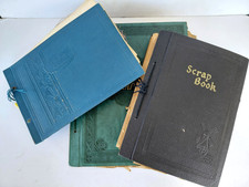 Antique Scrapbook Lot 1930s-1940s McComb MS High School Wedding Baby WWII picture