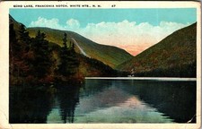 1920s Echo Lake Franconia Notch White Mountains NH Postcard Hartman Card picture