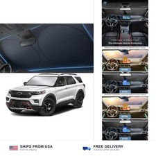 Autovir Windshield Sun Shade, Foldable Car Window Shades, 280T Visor Shade picture